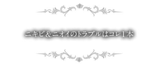 ニキビ＆ニオイのトラブルはコレ1本